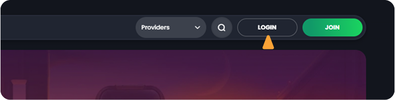 How to Log In to Bitkingz Bitkingz login button
